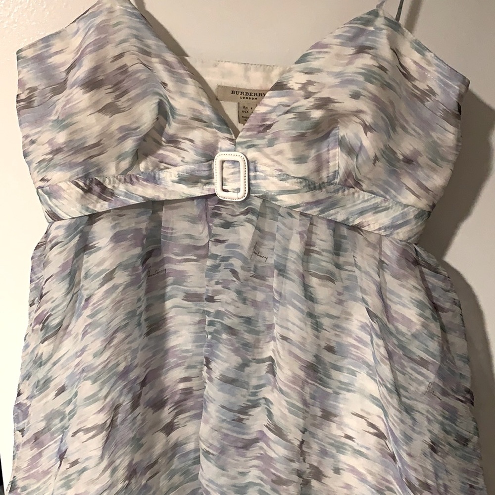 Burberry flounce tank top